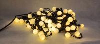 купить Гирлянда нить 10м теплый белый 70свд соединяемая IP44 черный провод шарики (до 3мод) в Кирове Гирлянда нить 10м теплый белый 70свд соединяемая IP44 черный провод шарики (до 3мод)