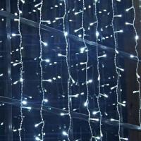 купить Гирлянда занавес 1,5*2,2м белый 544свд IP20 прозрачный провод (до 8мод) в Кирове Гирлянда занавес 1,5*2,2м белый 544свд IP20 прозрачный провод (до 8мод)