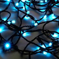 купить Гирлянда нить 12м аквамарин 120свд IP44 зеленый провод соединяемая (до 10мод.) в Кирове Гирлянда нить 12м аквамарин 120свд IP44 зеленый провод соединяемая (до 10мод.)