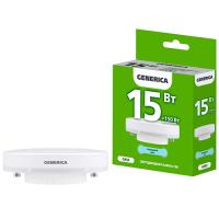 купить Лампа свд 220В GX53 15Вт 6500К 1500лм таблетка матовая GENERICA (IEK) в Кирове Лампа свд 220В GX53 15Вт 6500К 1500лм таблетка матовая GENERICA (IEK)