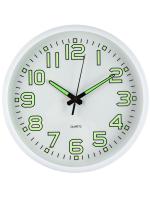 Часы настенные круг белый светящиеся