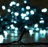 купить Гирлянда нить 10м белый 100свд с контроллером IP20 прозрачный провод 8 режимов в Кирове Гирлянда нить 10м белый 100свд с контроллером IP20 прозрачный провод 8 режимов