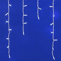 Гирлянда бахрома 3*0,7м белый 200свд соединяемая IP67 белый провод каучук (до 6мод)