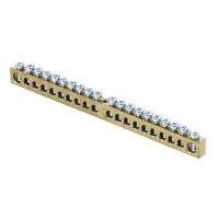 Шина нулевая 6*9 20групп без изолятора винтовой по центру EKF