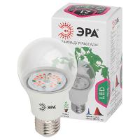 Фито лампа свд 220В Е27 14Вт стандарт прозрачная красно-синий ЭРА для рассады