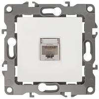 купить ЭРА12 белый механизм RJ45 скрытая 1-ая   в Кирове ЭРА12 белый механизм RJ45 скрытая 1-ая