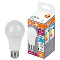 купить Лампа светодиодная 220В Е27 12Вт 6500К 960лм стандарт A60 матовая Osram LED Value в Кирове Лампа светодиодная 220В Е27 12Вт 6500К 960лм стандарт A60 матовая Osram LED Value