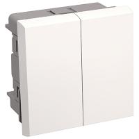 купить Выключатель 2кл кабель-канал белый 10А IP20 2мод IEK Праймер в Кирове Выключатель 2кл кабель-канал белый 10А IP20 2мод IEK Праймер