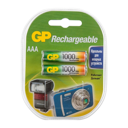 Аккумулятор AAA(мизинчик) 1000mAh 1,2В BL2 GP