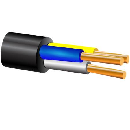 ВВГнг(A)-LS 4*6 ок(N)-0,66кВ медь круглый кабель ГОСТ  ТПК МКЗ