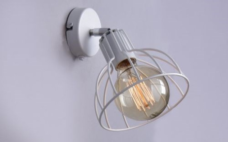 купить Светильник настенный (бра) 1*60Вт E27 белый/хром Россвет Нубия поворот.с выкл в Кирове Светильник настенный (бра) 1*60Вт E27 белый/хром Россвет Нубия поворот.с выкл