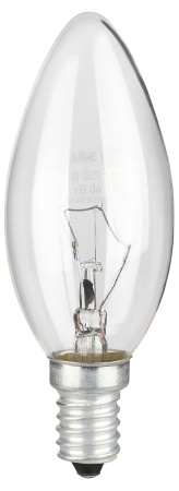 купить Лампа свеча накал Е14 40Вт 390лм прозрачная ЭРА в Кирове Лампа свеча накал Е14 40Вт 390лм прозрачная ЭРА