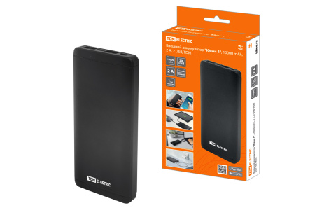 Аккумулятор PowerBank 10000mAh 220В штучно TDM 