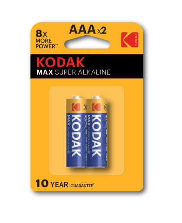 Батарейка AAA(мизинчик) алкалиновая BL2 Kodak Max