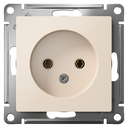 AtlasDesign бежевый розетка скрытая 1-мест IP20 