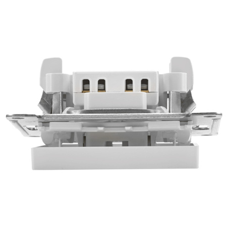 AtlasDesign белый выключатель 1кл с подсветкой скрытая 10А IP20 