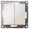 AtlasDesign жемчуг выключатель 2кл скрытая 10А IP20 