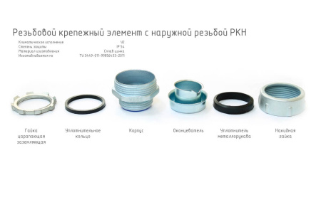 Муфта вводная 32мм IP54 металл ГОФРОМАТИК РКН-32