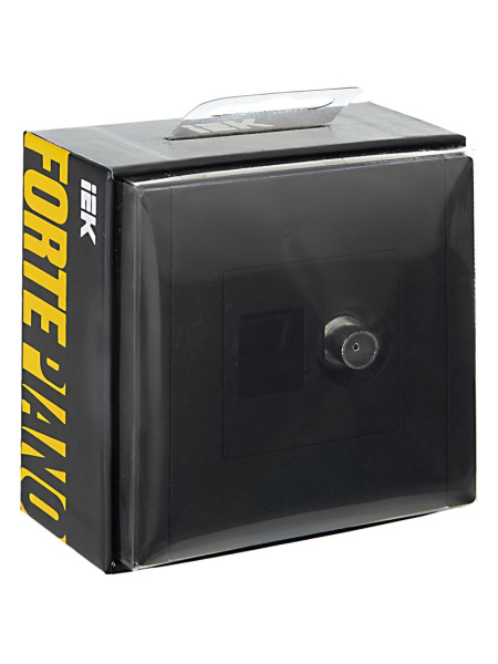 Фортепиано черный механизм RJ45+TV скрытая 2-ая 