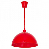 Светильник подвесной (люстра) 1*40Вт E27 красный 