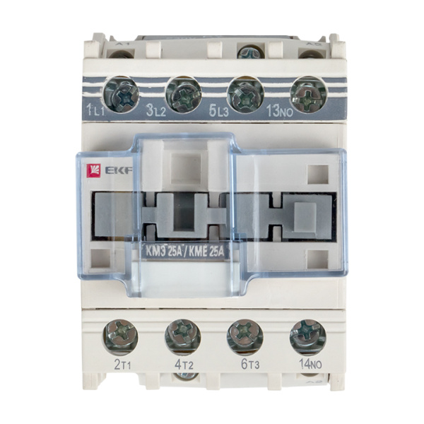 Контактор 25А 220В 1НЗ КМЭ EKF PROxima 