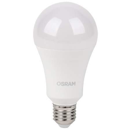 Лампа светодиодная 220В Е27 25Вт 3000К 2000лм стандарт A70 матовая Osram LED Value black