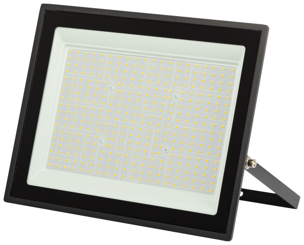 Прожектор свд 200Вт 4000К 20000лм черный IP65 120° Стандарт ЭРА