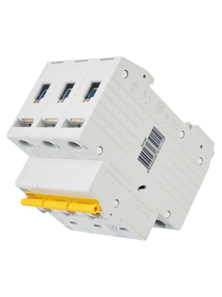 Автомат 3Р 10А C 6кА ВА47-60М IEK