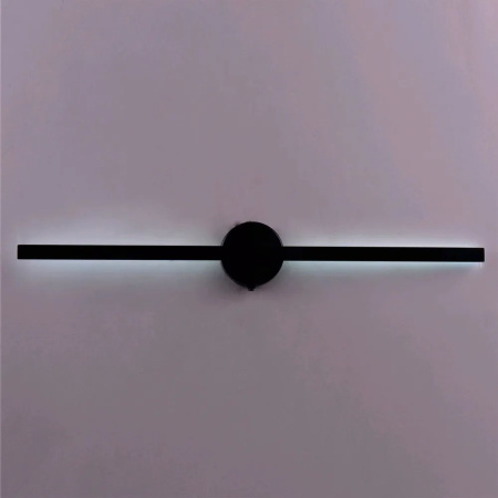 купить Светильник настенный (бра) свд 22Вт 4500К 1180лм черный Россвет с выключателем в Кирове Светильник настенный (бра) свд 22Вт 4500К 1180лм черный Россвет с выключателем