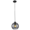 купить Светильник подвес 1*60Вт E27 черный/дымчатый шар капли  в Кирове Светильник подвес 1*60Вт E27 черный/дымчатый шар капли