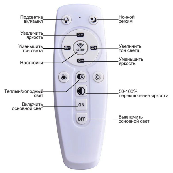 Светильник потолочный (люстра) свд 156Вт 3200К-4500К-6500К 7000лм черный пульт диммер Камертон