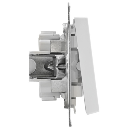 AtlasDesign белый выключатель 3кл скрытая 10А IP20 