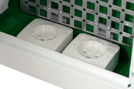 Бокс 36мод встраиваемый  белый прозрачная дверь IP41 City9 Box Systeme Electric СЛАБОТОЧНЫЙ