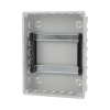 Бокс 24мод встраиваемый белый белая дверь IP40 FRAME DKC ДЛЯ ПОЛЫХ СТЕН 