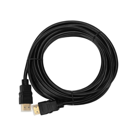 Кабель HDMI-HDMI 3м черный стандарт 1.4 Gold