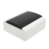 Бокс 10мод навесной белый черная прозрачная дверь IP41 SlimBox EKF