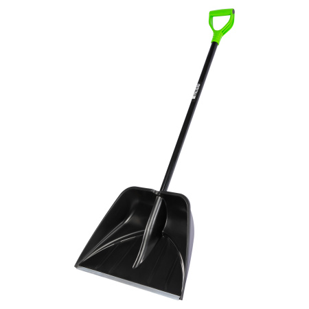 Лопата снеговая 550*415*1405мм полипропилен алюминиевая рукоятка Palisad