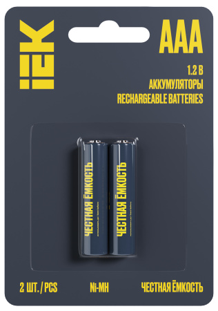 Аккумулятор AAA(мизинчик) 1100mAh 1,2В BL2 IEK 