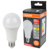 Лампа светодиодная 220В Е27 20Вт 3000К 1600лм стандарт A70 матовая Osram LED Value black