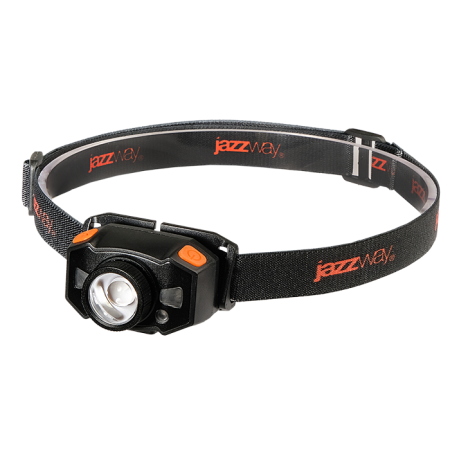 Фонарь головной 1СВД 5Вт 180лм акк USB IP54 Jazzway датчик движения