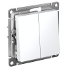 AtlasDesign белый выключатель 2кл скрытая 10А IP20 