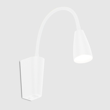 купить Светильник настенный (бра) 1*15Вт GU10 белый General гибкий в Кирове Светильник настенный (бра) 1*15Вт GU10 белый General гибкий