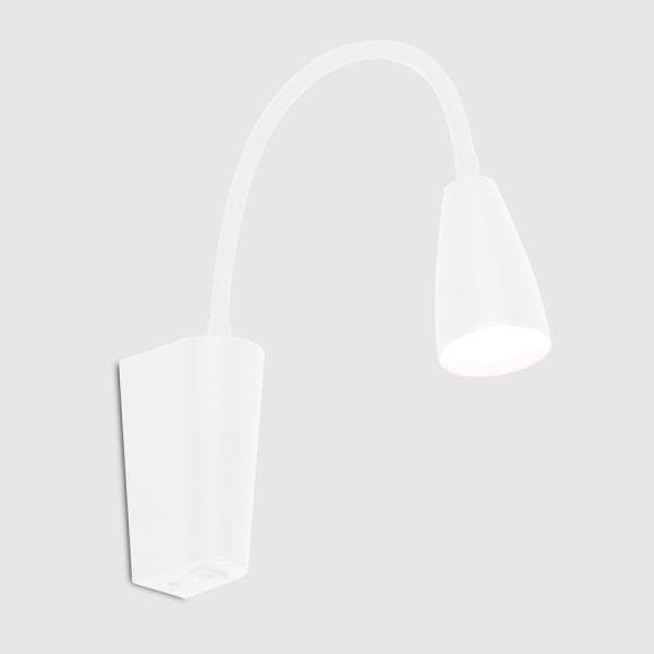 купить Светильник настенный (бра) 1*15Вт GU10 черный General гибкий в Кирове Светильник настенный (бра) 1*15Вт GU10 черный General гибкий