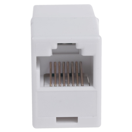 Переходник RJ45 8(8) Cat5e белый 