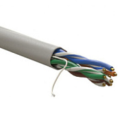 U/UTP 4*2*0,48 Cat5e многопроволочный серый полиэтилен кабель внутренний WRline 