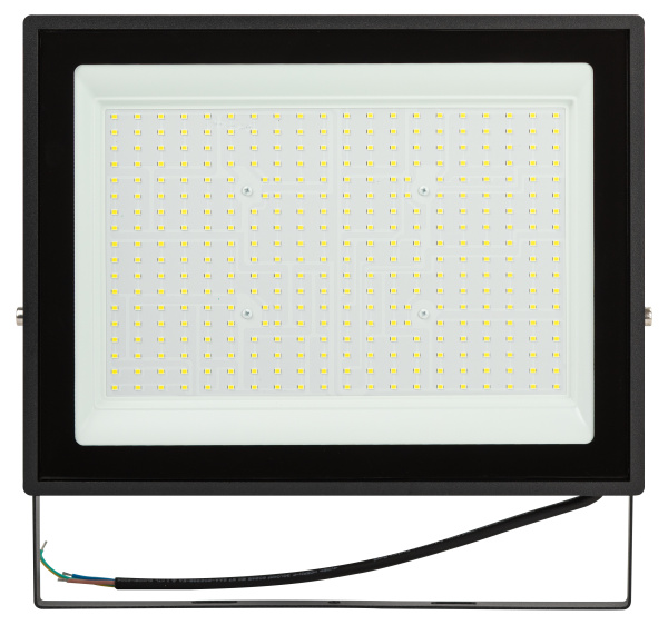 Прожектор свд 200Вт 4000К 20000лм черный IP65 120° Стандарт ЭРА