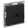 AtlasDesign карбон розетка RJ45 8(8) скрытая 1-ая  