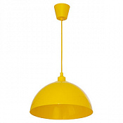 Светильник подвесной (люстра) 1*40Вт E27 желтый 