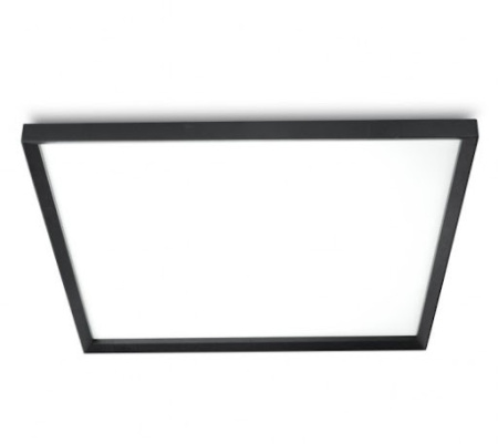 Светильник ДВО/ДПО 4000К матовый 38Вт 3600лм 588*588*29мм черный IP40 SPO-14 ЭРА 