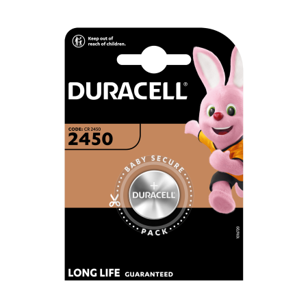 Батарейка дисковая CR2450 BL1 Duracell 